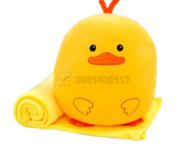Gối Mền Thú Bông Hình Vịt
