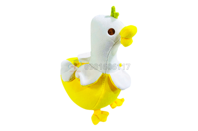 Thú Nhồi Bông Vịt Mỏ Vàng Vải Velboa